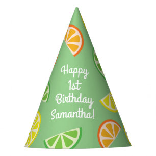 Chapeaux De Fêtes Fête d'anniversaire de Citrus Slice