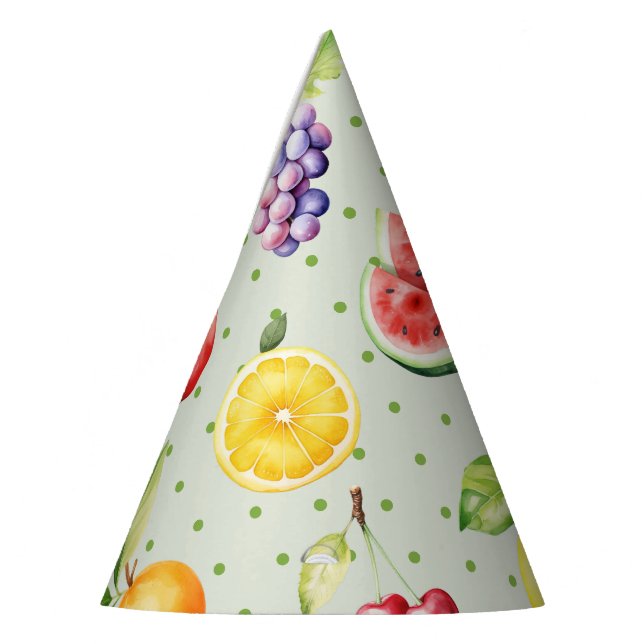 Chapeaux De Fêtes Fête d'anniversaire de deux tti frutti (Gauche)