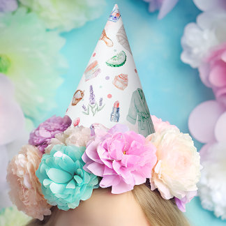 Chapeaux De Fêtes Fête d'anniversaire de fille au spa