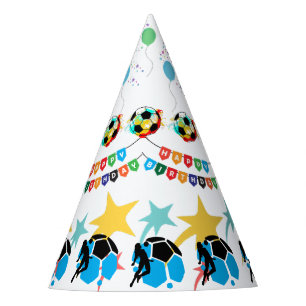 Chapeaux De Fêtes Fête d'anniversaire de fille de football, Cadeau d