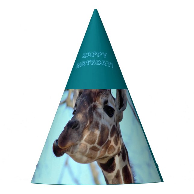 Chapeaux De Fêtes Fête d'anniversaire de girafe (Devant)