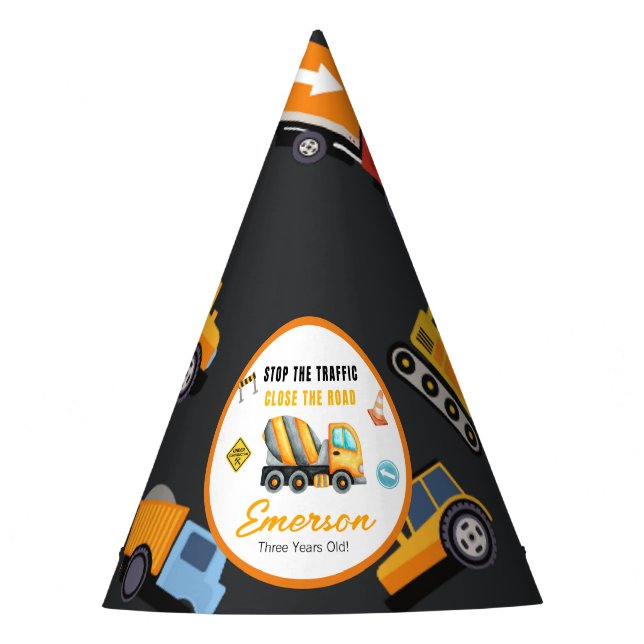 Chapeaux De Fêtes Fête d'anniversaire de la construction (Devant)