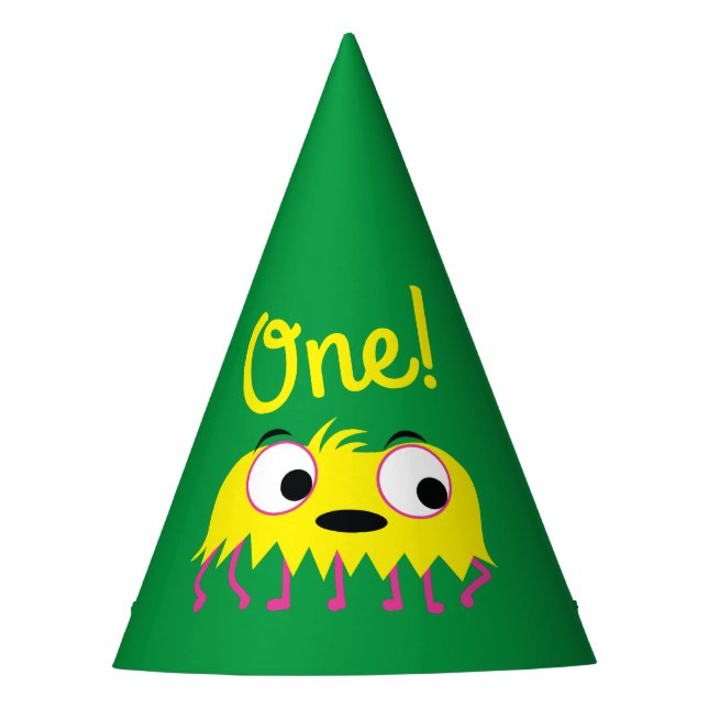 Chapeaux De Fêtes Fête d'anniversaire de Monster (Devant)