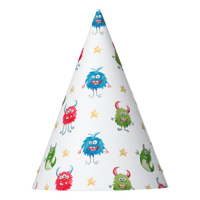 Chapeaux De Fêtes Fête d'anniversaire de notre petit monstre (Devant)