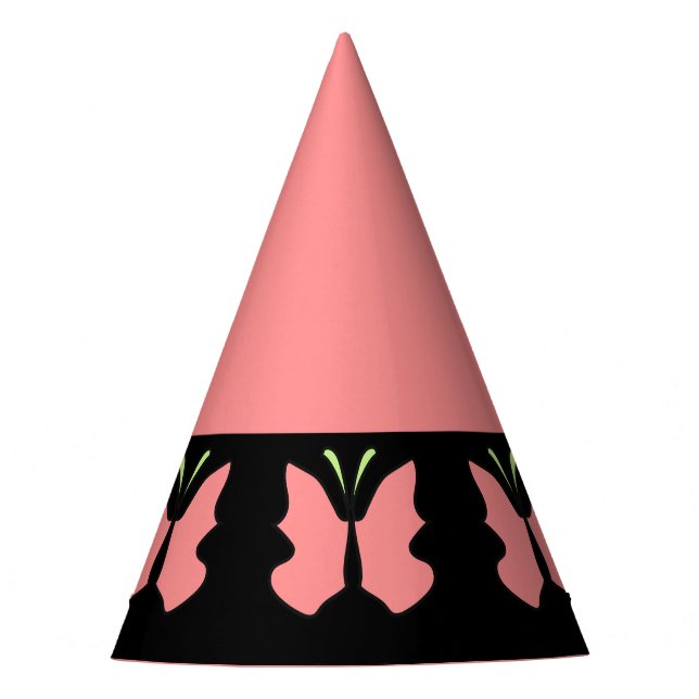 Chapeaux De Fêtes Fête d'anniversaire des papillons (Devant)