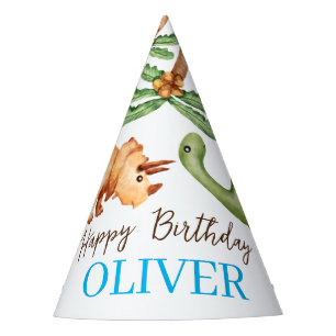 Chapeaux De Fêtes Fête d'anniversaire Dino-mite t-rex