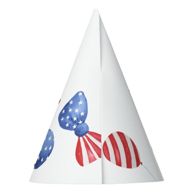 Chapeaux De Fêtes Fête d'anniversaire du 4 juillet (Dos)