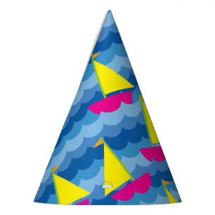 Chapeaux De Fêtes Fête d'anniversaire du bateau à voile