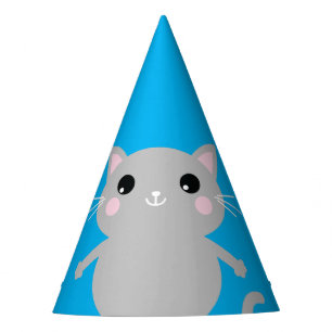 Chapeaux De Fêtes Fête d'anniversaire du chat
