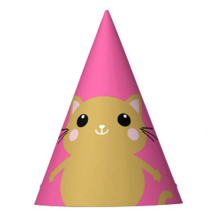 Chapeaux De Fêtes Fête d'anniversaire du chat