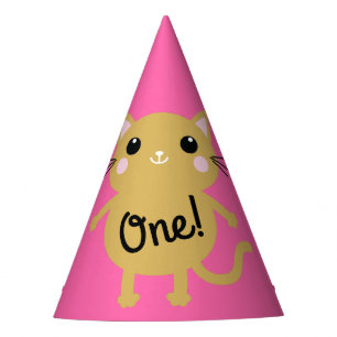 Chapeaux De Fêtes Fête d'anniversaire du chat
