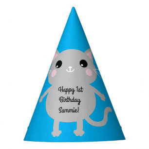 Chapeaux De Fêtes Fête d'anniversaire du chat