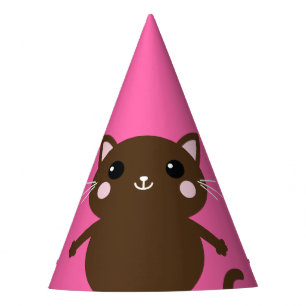 Chapeaux De Fêtes Fête d'anniversaire du chat