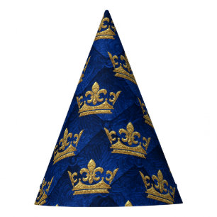 Chapeaux De Fêtes Fête d'anniversaire du prince héritier bleu royal