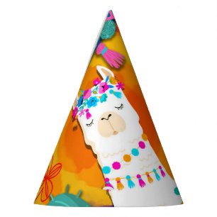 Chapeaux De Fêtes Fête d'anniversaire Fiesta Llama Cinco De Mayo