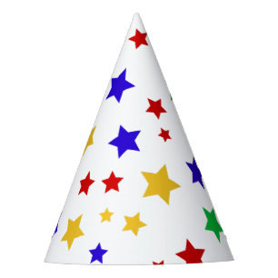 Chapeaux De Fêtes Fête d'anniversaire simple moderne rouge étoile co