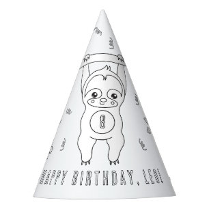 Chapeaux De Fêtes Fête de l'Anniversaire - Colorez votre propre Casq