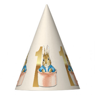 Chapeaux De Fêtes Fête de premier anniversaire lapin classique