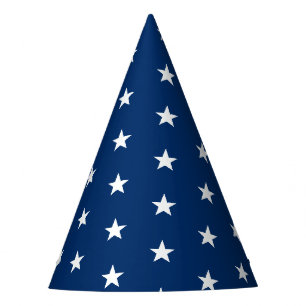 Chapeaux De Fêtes fête des motifs bleus de la marine