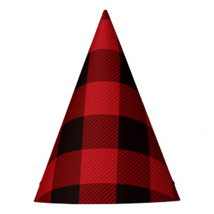 Chapeaux De Fêtes fête d'hiver rustique bûcheron rouge