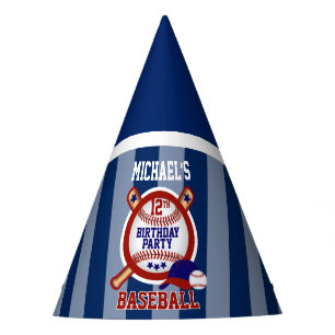 Chapeaux De Fêtes Fête du 00e anniversaire - Baseball - Bleu