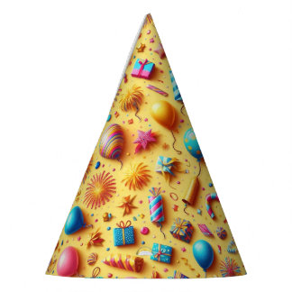 Chapeaux De Fêtes Fête en jaune
