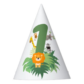 Chapeaux De Fêtes Fête Wild One Jungle - 1er anniversaire Casquettes
