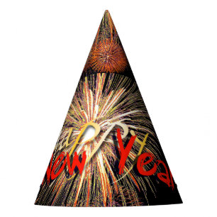 Chapeaux De Fêtes Feu d'artifice rouge Bonne année 2025 Casquette de
