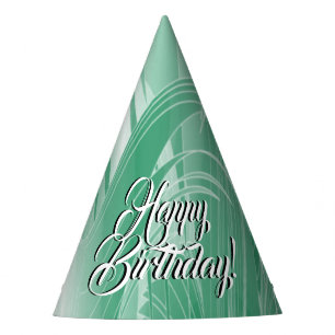 Chapeaux De Fêtes Feuillage vert à la menthe