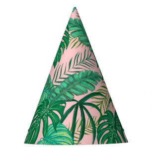 Chapeaux De Fêtes Feuille tropical