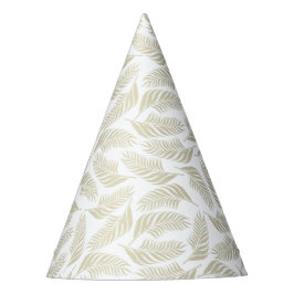 Chapeaux De Fêtes Feuilles d'or. La botanique.