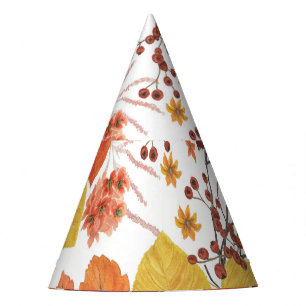 Chapeaux De Fêtes Feuilles et Roses de l'automne