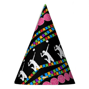 Chapeaux De Fêtes Fille de volleyball Joueur Anniversaire