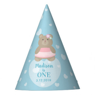 Chapeaux De Fêtes Fille Pink Ballerina Tutu Cub Bébé Premier anniver