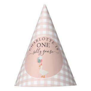 Chapeaux De Fêtes Fille une oie sotte 1er anniversaire fête