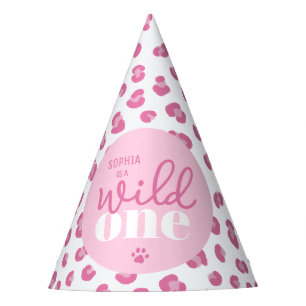 Chapeaux De Fêtes Fille Wild One personnalisée 1er anniversaire