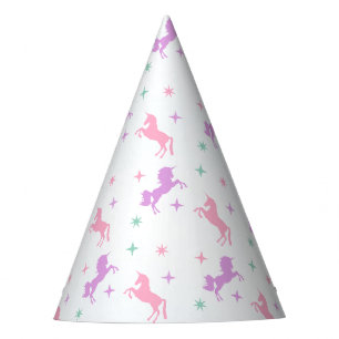 Chapeaux De Fêtes Filles d'anniversaire Licorne Magique