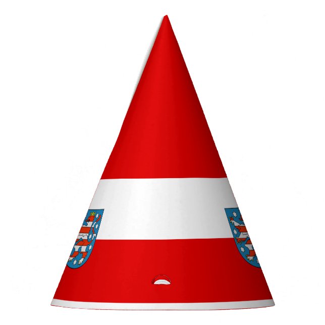 Chapeaux De Fêtes Flag of Thuringia Party (Gauche)