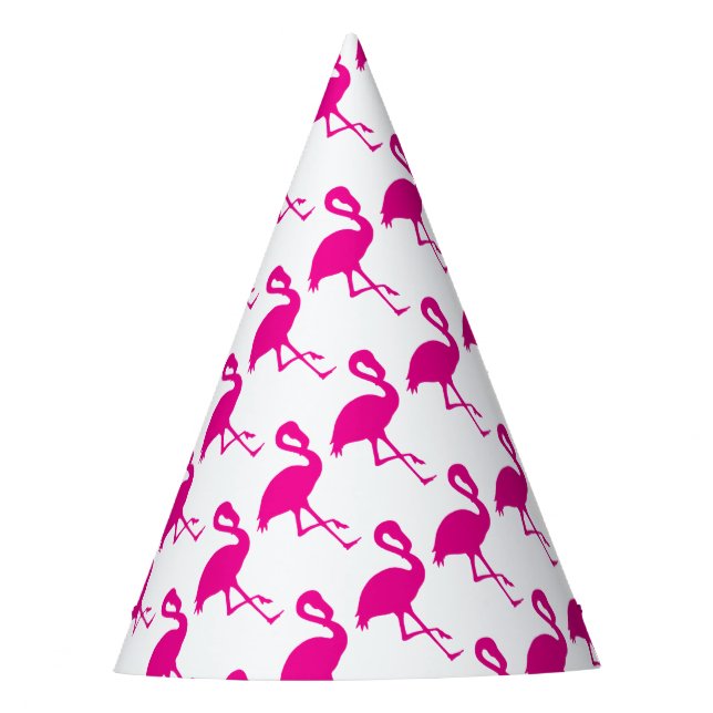 Chapeaux De Fêtes Flamant rose rose chaud (Devant)
