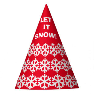 Chapeaux De Fêtes Flammes de neige - Laisser neiger!