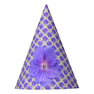 Chapeaux De Fêtes Fleur bleue de réception en plein air sur toute