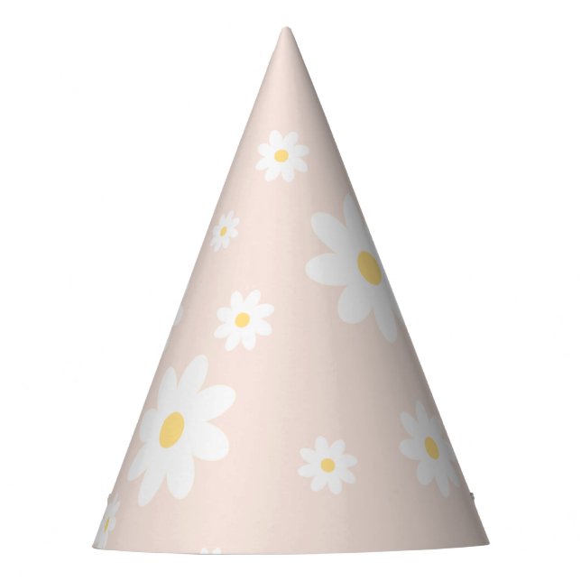 Chapeaux De Fêtes Fleur de marguerite blanche classique (Devant)