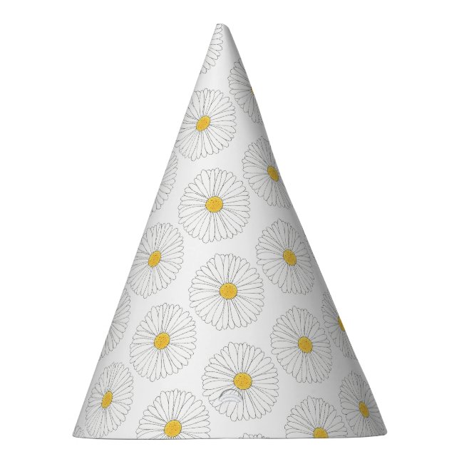 Chapeaux De Fêtes Fleur Jardin Floral Jaune Blanc (Droite)