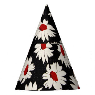 Chapeaux De Fêtes Fleurs Abstraites, motif d'aquarelle d'art.