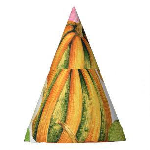 Chapeaux De Fêtes Fleurs de soleil citrouilles : Aquarelle Motif des