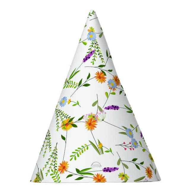 Chapeaux De Fêtes Fleurs sauvages de printemps et d'été (Droite)