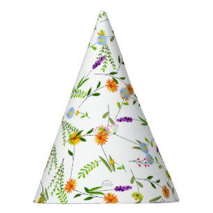 Chapeaux De Fêtes Fleurs sauvages de printemps été