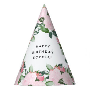 Chapeaux De Fêtes Florales douces Anniversaire
