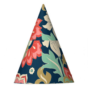 Chapeaux De Fêtes Flore colorée Folk : Main tirée