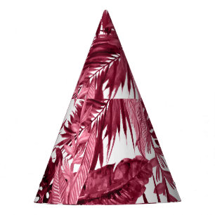 Chapeaux De Fêtes Foliage Aquarelle violet, Floral sans joint.